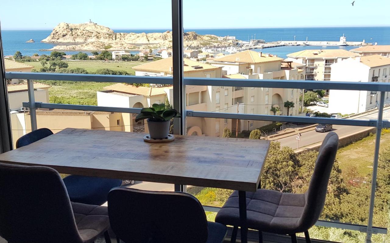 Tres Beau Duplex Vue Panoramique Mer, Proche Plage L'Ile-Rousse  Bagian luar foto