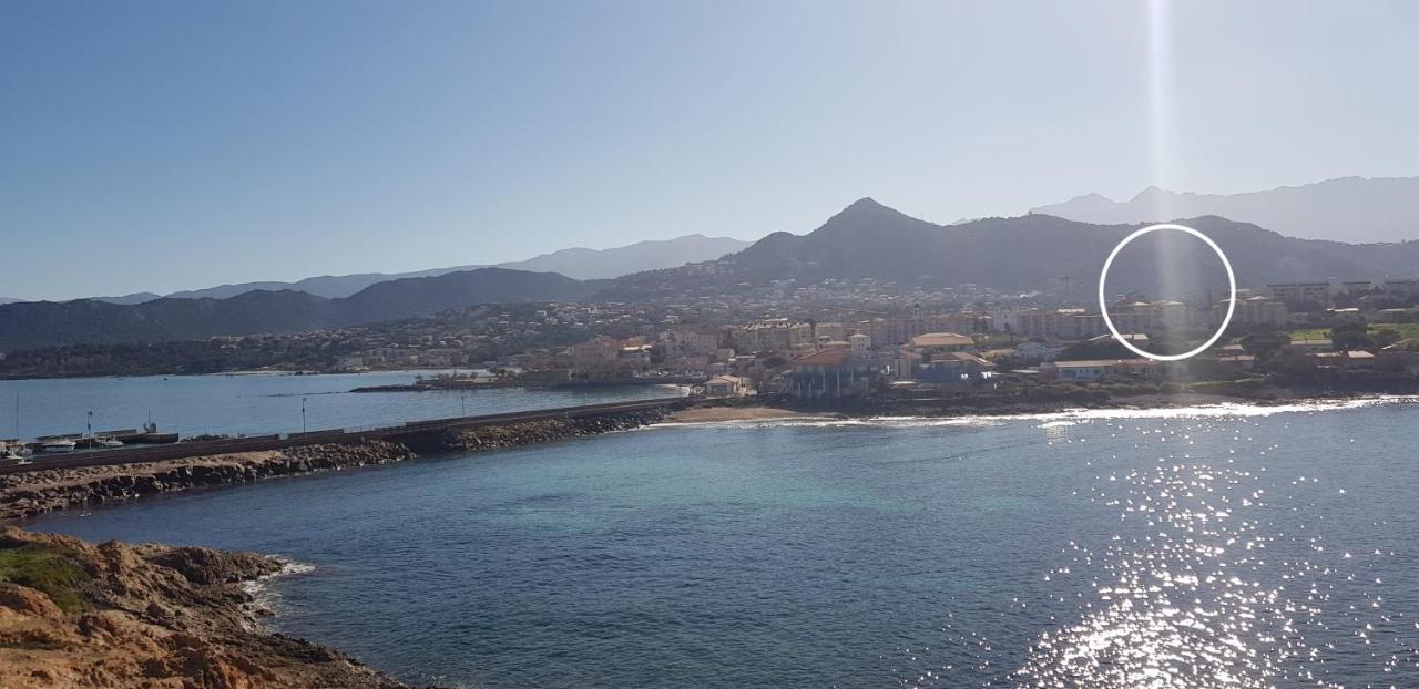 Tres Beau Duplex Vue Panoramique Mer, Proche Plage L'Ile-Rousse  Bagian luar foto